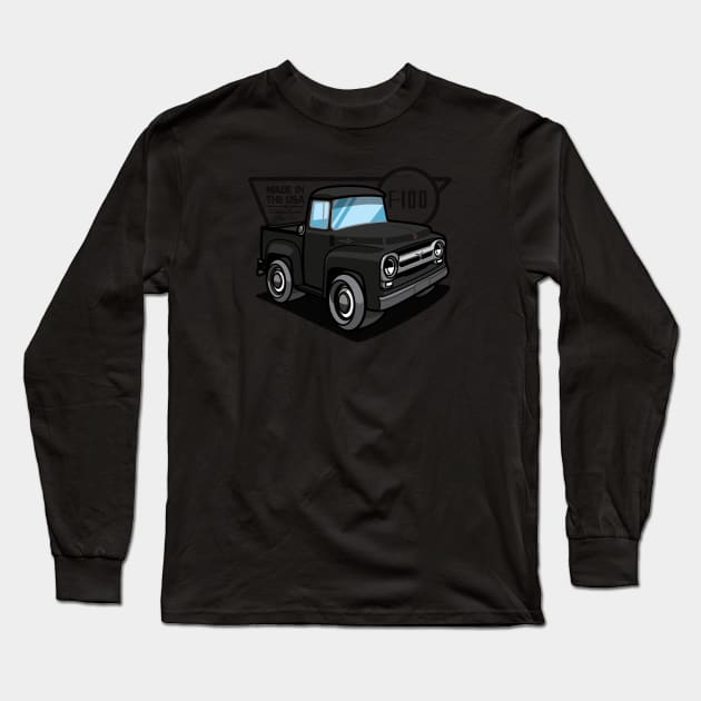 Raven Black F100 - 1956 Long Sleeve T-Shirt by jepegdesign